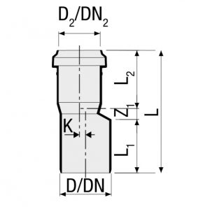 Переход VALSIR PP HTR Ø50/40