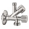 Сдвоенный вентиль VA Albertoni D902 1/2″ x 1/2″ x 3/4″