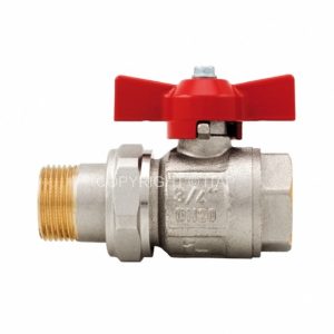 098 IDEAL кран кульовий, повнопрохідний, зі згоном, 2″ (DN 50), ЗР-ВР